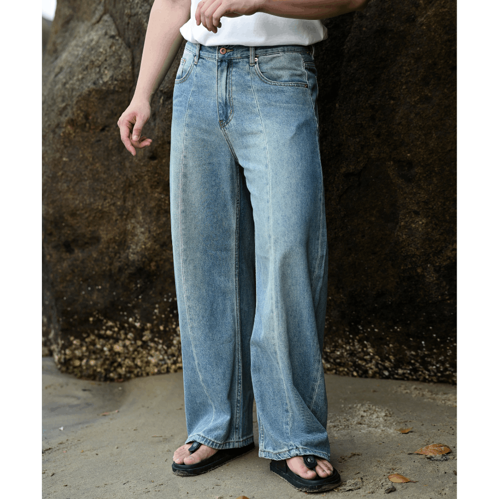 QUẦN JEANS ỐNG SUÔNG – 5AK121